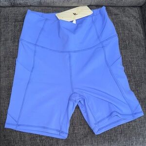 Women's Blue Athletic Shorts